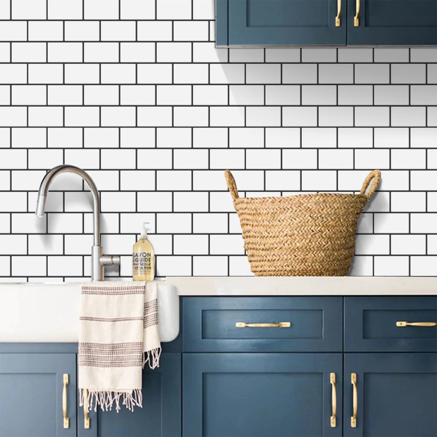 3D Brick Vinyl Wall Decals (10PCS)