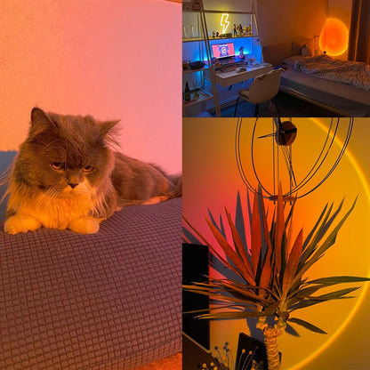 Smart RGB Sunset Projection Lamp