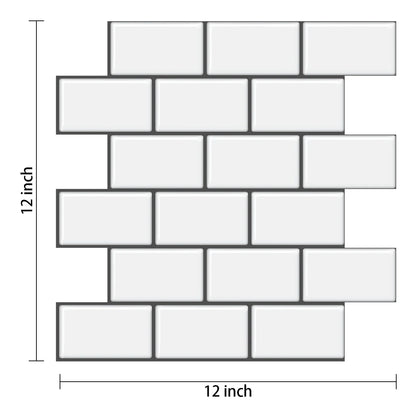 3D Brick Vinyl Wall Decals (10PCS)