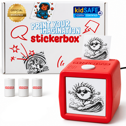 StickerBox AI voice sticker printer kit for kids