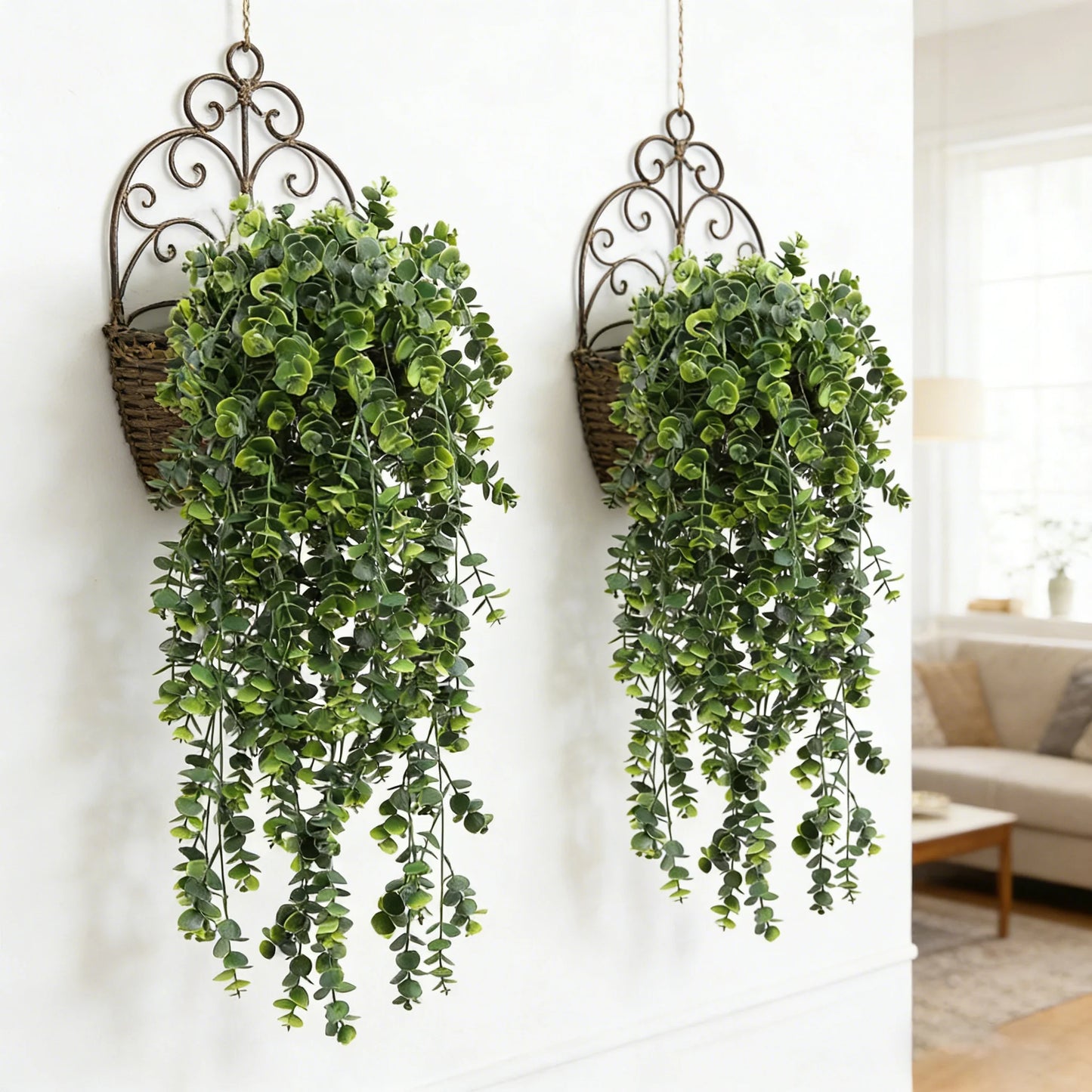Artificial Eucalyptus Hanging Vine Plant