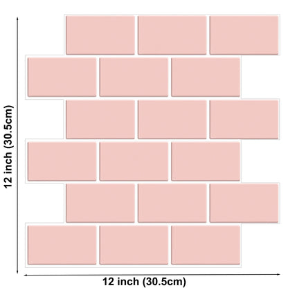 3D Brick Vinyl Wall Decals (10PCS)