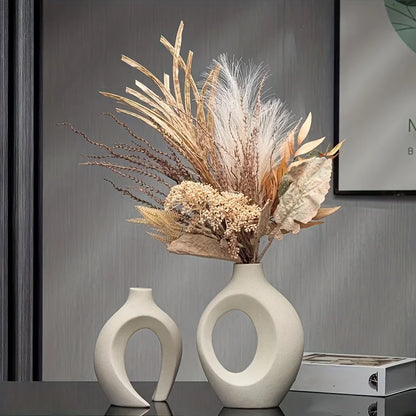 Modern Boho Hollow Flower Vase Set