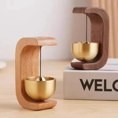 Walnut Wooden Decorative Door Bell