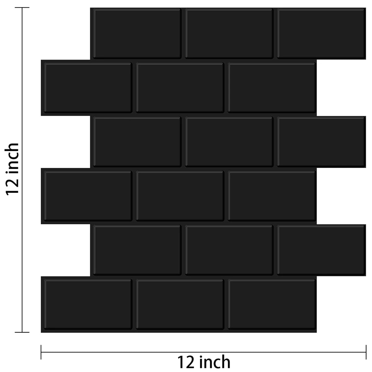 3D Brick Vinyl Wall Decals (10PCS)