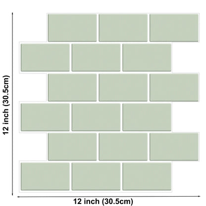 3D Brick Vinyl Wall Decals (10PCS)
