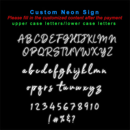 Custom LED Neon Name Sign