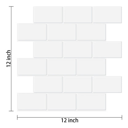 3D Brick Vinyl Wall Decals (10PCS)
