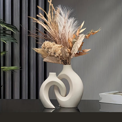 Modern Boho Hollow Flower Vase Set