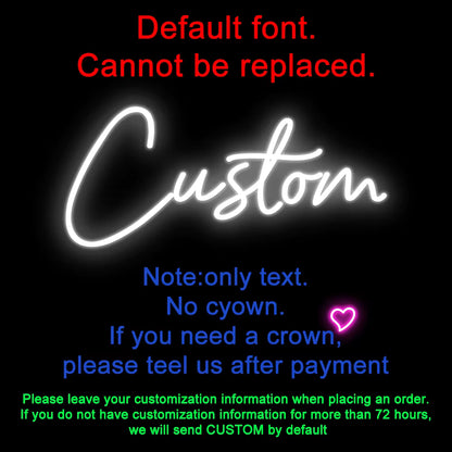 Custom LED Neon Name Sign