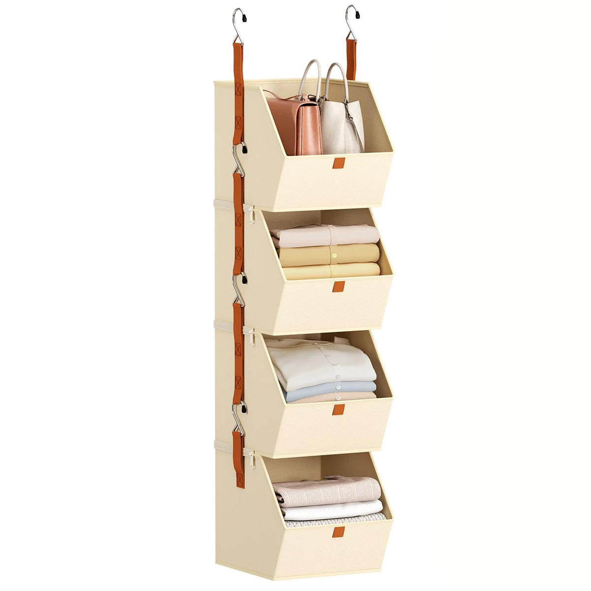 4-Tier Hanging Closet Organizer