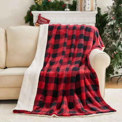 Soft Sherpa Faux Fur Throw Blanket