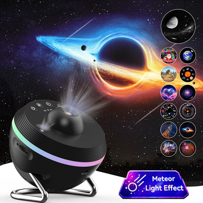 12-in-1 Galaxy Star Projector Night Light