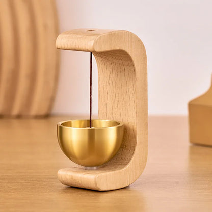 Walnut Wooden Decorative Door Bell