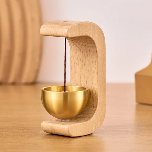 Walnut Wooden Decorative Door Bell
