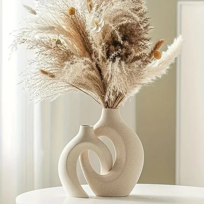 Modern Boho Hollow Flower Vase Set
