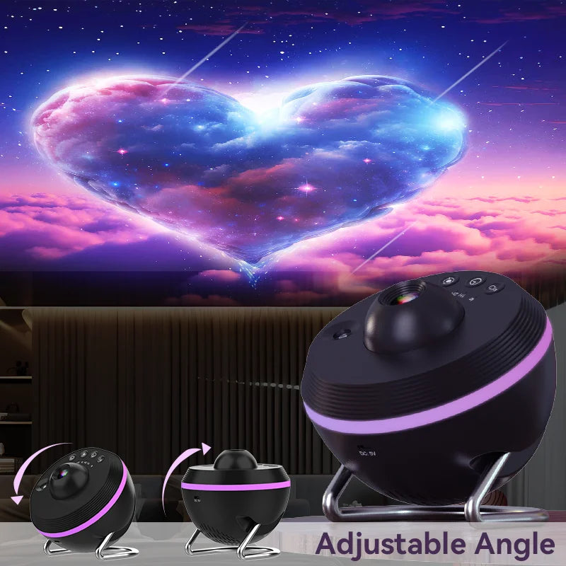 12-in-1 Galaxy Star Projector Night Light