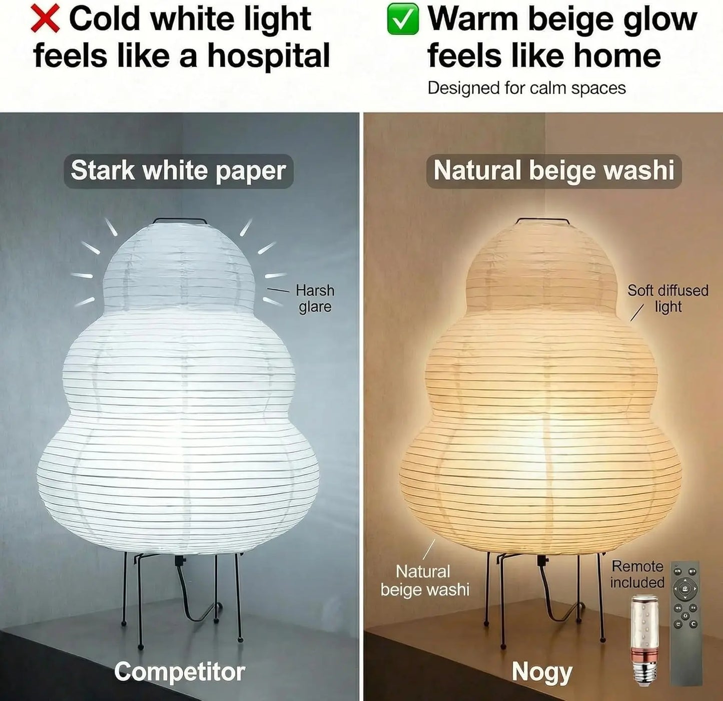 Japanese Paper Lantern Ambient Lamp
