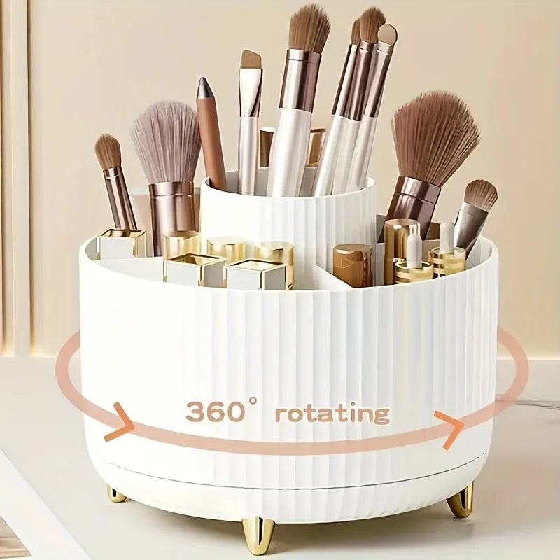 360° Rotating Makeup Organizer