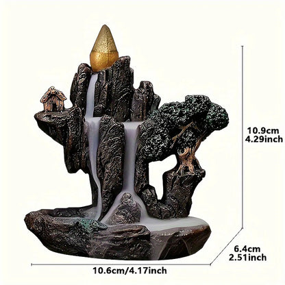 Mountain Waterfall Backflow Incense Burner