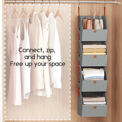 4-Tier Hanging Closet Organizer