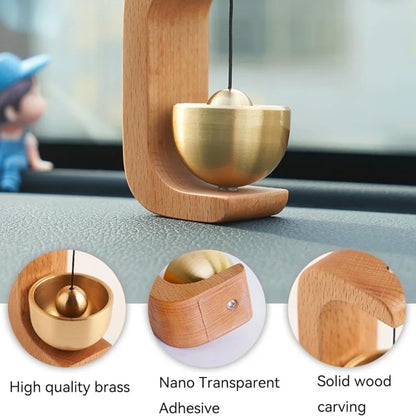 Walnut Wooden Decorative Door Bell